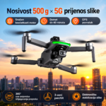 S155 Pro Max – Profesionalni 5G GPS dron s 8K HD kamerom za snimanje iz zraka, 3-osnim gimbalom i nosivošću do 500 g - Slika 4